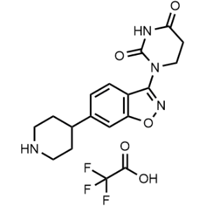 1-(6-(Piperidin-4-yl)benzo[d]isoxazol-3-yl)dihydropyrimidine-2,4(1H,3H)-dione 2,2,2-trifluoroacetate|CS-1331515