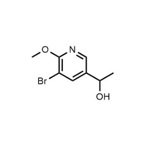 1-(5-Bromo-6-methoxypyridin-3-yl)ethan-1-ol|CS-1331521