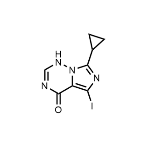 7-Cyclopropyl-5-iodoimidazo[5,1-f][1,2,4]triazin-4(1H)-one|CS-1331533