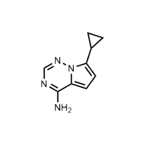 7-Cyclopropylpyrrolo[2,1-f][1,2,4]triazin-4-amine|CS-1331536
