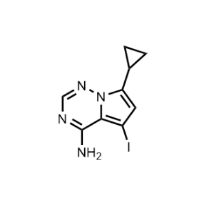 7-Cyclopropyl-5-iodopyrrolo[2,1-f][1,2,4]triazin-4-amine|CS-1331546