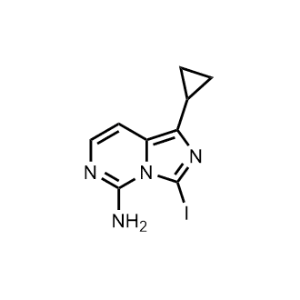1-Cyclopropyl-3-iodoimidazo[1,5-c]pyrimidin-5-amine|CS-1331547