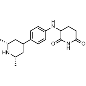 3-((4-((2R,6S)-2,6-Dimethylpiperidin-4-yl)phenyl)amino)piperidine-2,6-dione|CS-1331649
