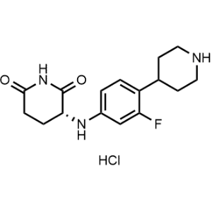 (R)-3-((3-Fluoro-4-(piperidin-4-yl)phenyl)amino)piperidine-2,6-dione hydrochloride|CS-1331650