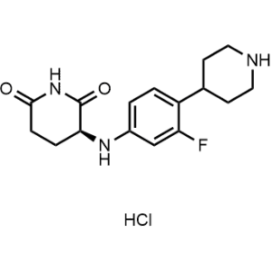 (S)-3-((3-Fluoro-4-(piperidin-4-yl)phenyl)amino)piperidine-2,6-dione hydrochloride|CS-1331657