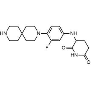 3-((3-Fluoro-4-(3,9-diazaspiro[5.5]undecan-3-yl)phenyl)amino)piperidine-2,6-dione|CS-1331663