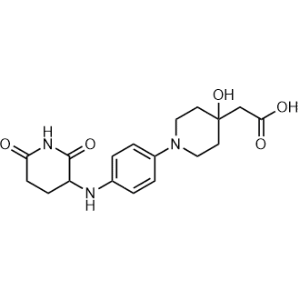 2-(1-(4-((2,6-Dioxopiperidin-3-yl)amino)phenyl)-4-hydroxypiperidin-4-yl)acetic acid|CS-1331670