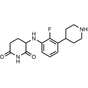 3-((2-Fluoro-3-(piperidin-4-yl)phenyl)amino)piperidine-2,6-dione|CS-1331682