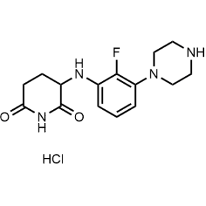 3-((2-Fluoro-3-(Piperazin-1-yl)phenyl)amino)piperidine-2,6-dione hydrochloride|CS-1331689