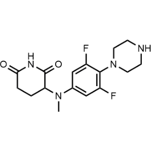 3-((3,5-Difluoro-4-(piperazin-1-yl)phenyl)(methyl)amino)piperidine-2,6-dione|CS-1331710