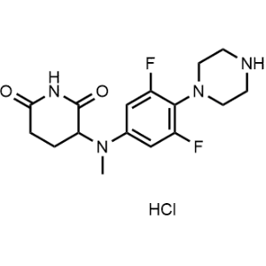3-((3,5-Difluoro-4-(piperazin-1-yl)phenyl)(methyl)amino)piperidine-2,6-dione hydrochloride|CS-1331715