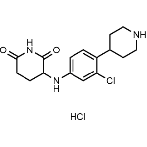 3-((3-Chloro-4-(piperidin-4-yl)phenyl)amino)piperidine-2,6-dione hydrochloride|CS-1331722