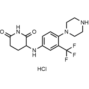 3-((4-(Piperazin-1-yl)-3-(trifluoromethyl)phenyl)amino)piperidine-2,6-dione hydrochloride|CS-1331742