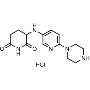 3-((6-(Piperazin-1-yl)pyridin-3-yl)amino)piperidine-2,6-dione hydrochloride|CS-1331750