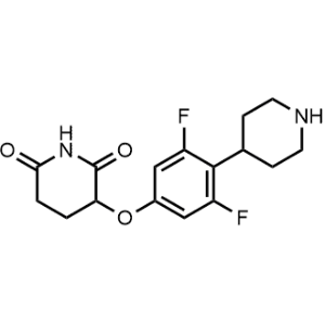 3-(3,5-Difluoro-4-(piperidin-4-yl)phenoxy)piperidine-2,6-dione|CS-1331760