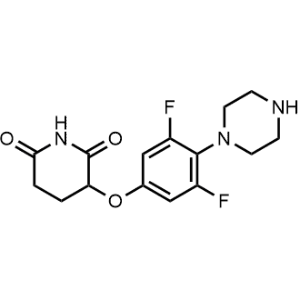3-(3,5-Difluoro-4-(piperazin-1-yl)phenoxy)piperidine-2,6-dione|CS-1331761