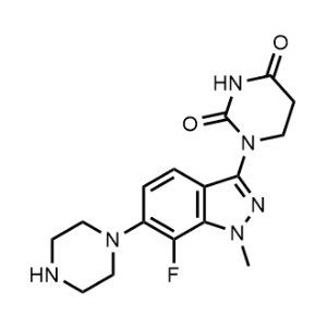1-(7-Fluoro-1-methyl-6-(piperazin-1-yl)-1H-indazol-3-yl)dihydropyrimidine-2,4(1H,3H)-dione|CS-1331764