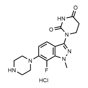 1-(7-Fluoro-1-methyl-6-(piperazin-1-yl)-1H-indazol-3-yl)dihydropyrimidine-2,4(1H,3H)-dione hydrochloride|CS-1331766