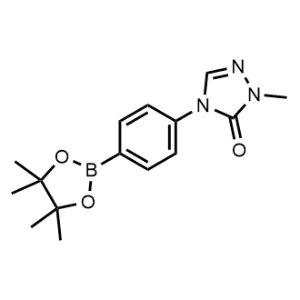 2-Methyl-4-(4-(4,4,5,5-tetramethyl-1,3,2-dioxaborolan-2-yl)phenyl)-2,4-dihydro-3H-1,2,4-triazol-3-one|CS-1331787