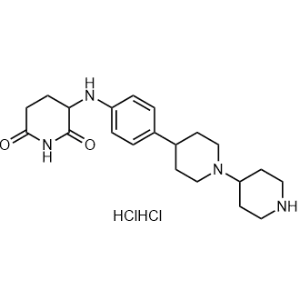 3-((4-([1,4'-Bipiperidin]-4-yl)phenyl)amino)piperidine-2,6-dione dihydrochloride|CS-1331807