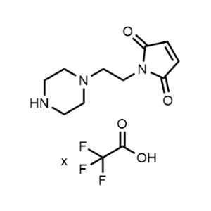 1-(2-(Piperazin-1-yl)ethyl)-1H-pyrrole-2,5-dione 2,2,2-trifluoroacetate trifluoroacetate|CS-1331861