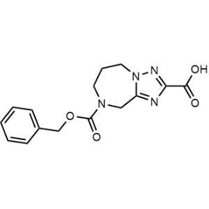8-((Benzyloxy)carbonyl)-6,7,8,9-tetrahydro-5H-[1,2,4]triazolo[1,5-a][1,4]diazepine-2-carboxylic acid|CS-1331995