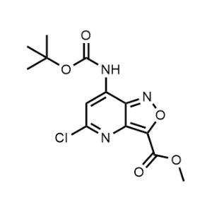 Methyl 7-((tert-butoxycarbonyl)amino)-5-chloroisoxazolo[4,3-b]pyridine-3-carboxylate|CS-1332007