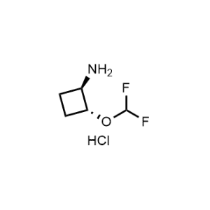 rel-(1R,2R)-2-(Difluoromethoxy)cyclobutan-1-amine hydrochloride|CS-1332008