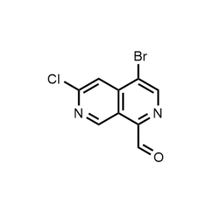 4-Bromo-6-chloro-2,7-naphthyridine-1-carbaldehyde|CS-1332013