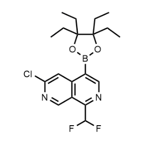 6-Chloro-1-(difluoromethyl)-4-(4,4,5,5-tetraethyl-1,3,2-dioxaborolan-2-yl)-2,7-naphthyridine|CS-1332017