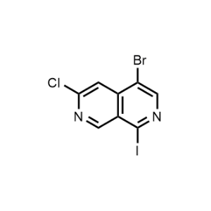 4-Bromo-6-chloro-1-iodo-2,7-naphthyridine|CS-1332019