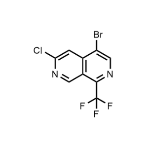 4-Bromo-6-chloro-1-(trifluoromethyl)-2,7-naphthyridine|CS-1332039