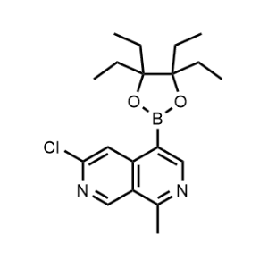 6-Chloro-1-methyl-4-(4,4,5,5-tetraethyl-1,3,2-dioxaborolan-2-yl)-2,7-naphthyridine|CS-1332040