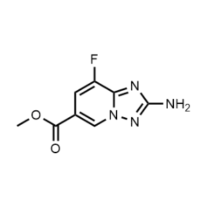Methyl 2-amino-8-fluoro-[1,2,4]triazolo[1,5-a]pyridine-6-carboxylate|CS-1332044