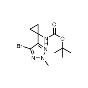 tert-Butyl (1-(5-bromo-2-methyl-2H-1,2,3-triazol-4-yl)cyclopropyl)carbamate|CS-1332152