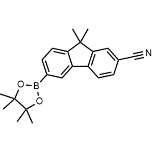 9,9-Dimethyl-6-(4,4,5,5-tetramethyl-1,3,2-dioxaborolan-2-yl)-9H-fluorene-2-carbonitrile|CS-1332214