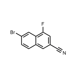 6-Bromo-4-fluoro-2-naphthonitrile|CS-1332265