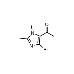 1-(4-Bromo-1,2-dimethyl-1H-imidazol-5-yl)ethan-1-one|CS-1332273