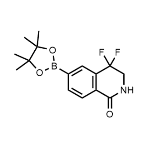 4,4-Difluoro-6-(4,4,5,5-tetramethyl-1,3,2-dioxaborolan-2-yl)-3,4-dihydroisoquinolin-1(2H)-one|CS-1332289