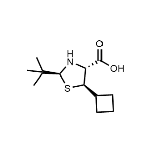 (2S,4R,5R)-2-(tert-Butyl)-5-cyclobutylthiazolidine-4-carboxylic acid|CS-1332659