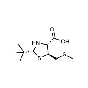 (2R,4R,5S)-2-(tert-Butyl)-5-((methylthio)methyl)thiazolidine-4-carboxylic acid|CS-1332700