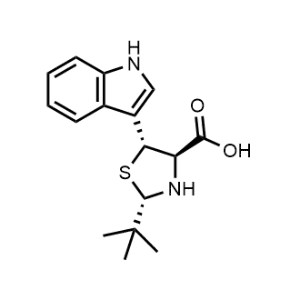 (2S,4R,5R)-2-(tert-Butyl)-5-(1H-indol-3-yl)thiazolidine-4-carboxylic acid|CS-1332758