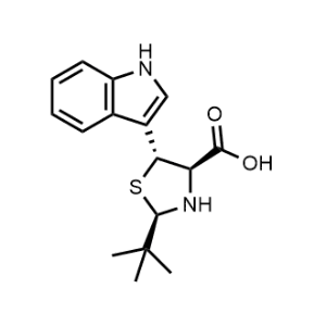 (2R,4R,5R)-2-(tert-Butyl)-5-(1H-indol-3-yl)thiazolidine-4-carboxylic acid|CS-1332788