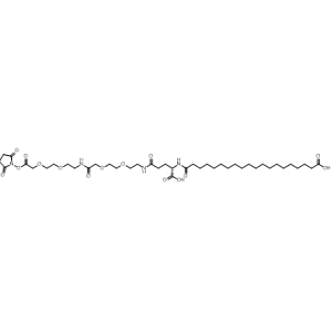 (S)-22-Carboxy-1-((2,5-dioxopyrrolidin-1-yl)oxy)-1,10,19,24-tetraoxo-3,6,12,15-tetraoxa-9,18,23-triazatritetracontan-43-oic acid|CS-1332803