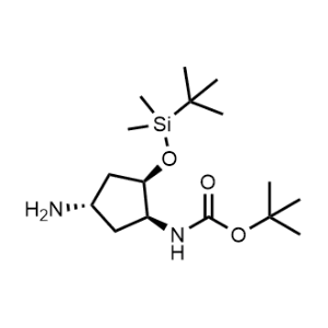 tert-Butyl ((1S,2R,4S)-4-amino-2-((tert-butyldimethylsilyl)oxy)cyclopentyl)carbamate|CS-1334002