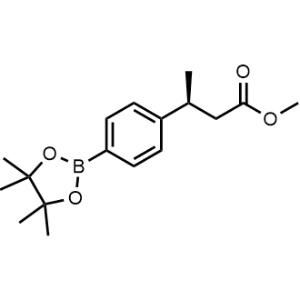 Methyl (S)-3-(4-(4,4,5,5-tetramethyl-1,3,2-dioxaborolan-2-yl)phenyl)butanoate|CS-1334008