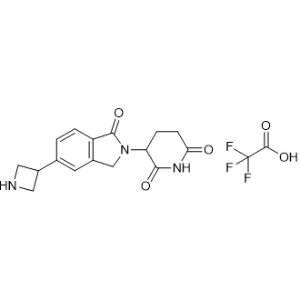 3-(5-(Azetidin-3-yl)-1-oxoisoindolin-2-yl)piperidine-2,6-dione 2,2,2-trifluoroacetate|CS-1334012