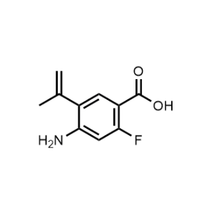 4-Amino-2-fluoro-5-(prop-1-en-2-yl)benzoic acid|CS-1334167