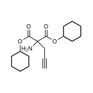 Dicyclohexyl 2-amino-2-(prop-2-yn-1-yl)malonate|CS-1334309