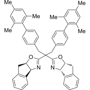 (3aS,3a'S,8aR,8a'R)-2,2'-(1,3-Bis(2',4',6'-trimethyl-[1,1'-biphenyl]-4-yl)propane-2,2-diyl)bis(3a,8a-dihydro-8H-indeno[1,2-d]oxazole)|CS-1334375